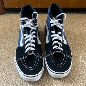 VANS PRO Skate Shoes Size 14 Men’s Blue / Gum Sk8 Hi-Pro Ultra Cush